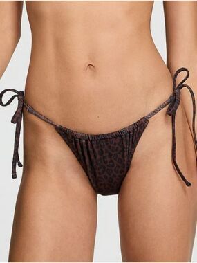 VS PINK SWIM Side-Tie Cheeky Bikini Bottom Sz Small NWT